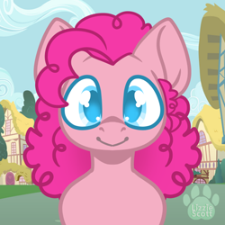 Size: 600x600 | Tagged: safe, artist:josephlu2021, pinkie pie, earth pony, pony, g4, female, solo