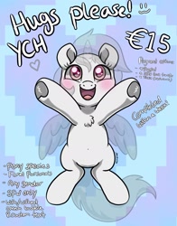 Size: 1527x1952 | Tagged: safe, artist:avui, oc, alicorn, earth pony, pegasus, pony, unicorn, commission, horn, solo, ych example, your character here