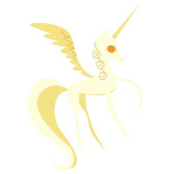 Size: 4000x4000 | Tagged: safe, artist:gurugrendo, alicorn, pony, friendship is magic, g4, season 1, the best night ever, concave belly, horn, long horn, long tail, object, simple background, slender, solo, statue, stylized, tail, thin, thin legs, transparent background, vector