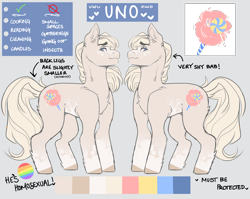 Size: 4900x3900 | Tagged: safe, artist:dejji_vuu, oc, oc:uno, earth pony, pony, male, reference sheet, solo, stallion