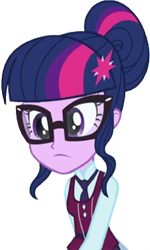 Size: 1503x2508 | Tagged: safe, edit, edited screencap, editor:homersimpson1983, screencap, sci-twi, twilight sparkle, human, equestria girls, g4, my little pony equestria girls: friendship games, background removed, clothes, crystal prep academy uniform, female, glasses, necktie, not a vector, school tie, school uniform, schoolgirl, simple background, solo, transparent background