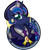 Size: 750x750 | Tagged: safe, artist:devorierdeos, princess luna, alicorn, fallout equestria, g4, braid, business suit, bust, clothes, portrait, prime minister luna, simple background, solo, transparent background