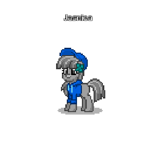 #3325094 - safe, oc, pony, pony town, 2d, clothes, female, flower ...