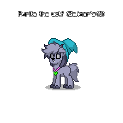 #3325102 - safe, oc, pony, wolf, wolf pony, pony town, 2d, fangs ...