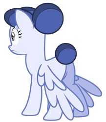 Size: 5667x6539 | Tagged: safe, artist:estories, oc, oc only, oc:palmy peace, pegasus, pony, absurd resolution, butt, female, mare, plot, simple background, solo, transparent background