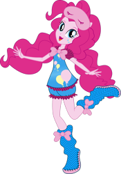 Size: 1600x2288 | Tagged: safe, artist:sugar loop, pinkie pie, equestria girls, g4, female, simple background, solo, transparent background