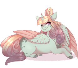 Size: 2618x2291 | Tagged: safe, artist:pixelberrry, oc, alicorn, pony, female, lying down, mare, prone, simple background, solo, transparent background