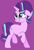 Size: 738x1100 | Tagged: safe, artist:jadeharmony, starlight glimmer, pony, unicorn, g4, female, horn, purple background, simple background, solo, starlight glimmer day