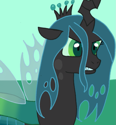 Size: 739x792 | Tagged: safe, artist:cmara, queen chrysalis, changeling, changeling queen, g4, female, solo
