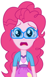 Size: 700x1142 | Tagged: safe, artist:facussparkle2002, pinkie pie, human, equestria girls, equestria girls specials, g4, my little pony equestria girls: dance magic, female, glasses, simple background, solo, transparent background