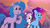 Size: 3072x1727 | Tagged: safe, screencap, izzy moonbow, misty brightdawn, violette rainbow, pony, unicorn, g5, my little pony: tell your tale, swirlpool starlight, spoiler:g5, spoiler:my little pony: tell your tale, spoiler:tyts02e06, :o, female, horn, mare, open mouth, open smile, rebirth misty, smiling, trio, trio female