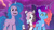 Size: 3072x1727 | Tagged: safe, screencap, izzy moonbow, misty brightdawn, violette rainbow, pony, unicorn, g5, my little pony: tell your tale, swirlpool starlight, spoiler:g5, spoiler:my little pony: tell your tale, spoiler:tyts02e06, female, filly, foal, frown, horn, mare, open mouth, rebirth misty, trio, trio female, vitiligo