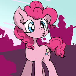 Size: 1000x1000 | Tagged: safe, artist:happydog, pinkie pie, earth pony, pony, g4