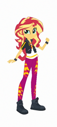 Size: 924x2048 | Tagged: source needed, safe, sunset shimmer, human, equestria girls, g4, alternate design, alternate universe, simple background, solo, white background