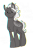 Size: 1222x1777 | Tagged: safe, artist:samble, oc, oc only, oc:steel song, android, pegasus, pony, robot, robot pony, androgynous, guard, metal, nonbinary, pegasus oc, scar, simple background, solo, torn ear, transparent background