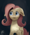 Size: 1773x2052 | Tagged: safe, artist:tazool, fluttershy, pegasus, pony, g4, bust, female, floppy ears, looking sideways, mare, portrait, solo