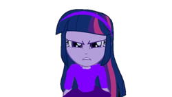 Size: 666x375 | Tagged: artist needed, safe, edit, screencap, twilight sparkle, equestria girls, g4, angry, simple background, solo, transparent background