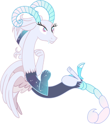 Size: 7130x8040 | Tagged: safe, artist:shootingstarsentry, oc, oc only, oc:interstellar, draconequus, absurd resolution, draconequus oc, scorpion tail, simple background, solo, tail, transparent background