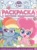 Size: 893x1200 | Tagged: safe, egmont, pinkie pie, rainbow dash, butterfly, earth pony, pegasus, pony, g4, g4.5, my little pony: pony life, official, 2d, activity book, book, chibi, cloud, coloring book, cover, cyrillic, flower, grass, logo, looking at you, looking away, merchandise, raised hoof, russian, scan, smiling, smiling at you