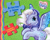 Size: 363x293 | Tagged: safe, artist:lyn fletcher, egmont, silver glow, pegasus, g3, official, 2d, book, cyrillic, logo, looking at you, merchandise, puzzle, rainbow, russian, smiling, smiling at you