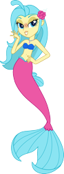 Size: 454x1222 | Tagged: safe, artist:fireluigi29, edit, vector edit, princess skystar, mermaid, equestria girls, g4, my little pony: the movie, belly button, bra, clothes, equestria girls-ified, female, freckles, hand on hip, jewelry, lipstick, mermaidized, midriff, necklace, seashell, seashell bra, simple background, solo, species swap, transparent background, underwear, vector