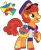 Size: 1534x1873 | Tagged: safe, artist:strawberry-spritz, oc, oc only, earth pony, pony, g4, bag, clothes, hat, male, saddle bag, shirt, simple background, solo, stallion, transparent background