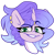 Size: 1900x1900 | Tagged: safe, artist:nekro-led, oc, oc only, oc:misty morning, pony, unicorn, ear piercing, emotes, eyebrows, grin, horn, horn ring, male, piercing, raised eyebrow, ring, simple background, smiling, smug, solo, stallion, transparent background