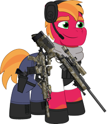 Size: 1441x1654 | Tagged: safe, artist:edy_january, artist:prixy05, edit, vector edit, big macintosh, earth pony, pony, g4, g5, my little pony: tell your tale, american sniper, armor, assault rifle, body armor, boots, call of duty, call of duty: warzone, clothes, combat armor, combat knife, desert eagle, g4 to g5, gears, generation leap, gloves, gun, handgun, headphones, knife, m24, m24a2 sws, magnum pistol, male, marine, marines, military, military pony, pistol, rifle, scarf, shirt, shoes, simple background, sniper, sniper rifle, soldier, soldier pony, solo, special forces, stallion, tactical, tactical vest, task forces 141, transparent background, united states, usmc, vector, vest, weapon, xm7