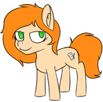 Size: 1662x1647 | Tagged: safe, artist:toricelli, oc, oc only, oc:scribbles, earth pony, pony, colored, colored lineart, colt, foal, looking at you, male, pencil, simple background, smiling, smirk, solo, white background