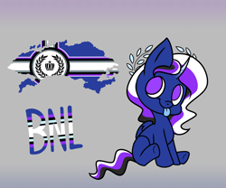 Size: 3748x3116 | Tagged: safe, artist:northglow, oc, oc only, alicorn, pony, gradient background, looking up, monarch, nation ponies, ponified, sitting, smiling, tongue out