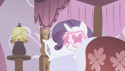 Size: 1000x563 | Tagged: safe, edit, edited screencap, editor:incredibubbleirishguy, screencap, pony, for whom the sweetie belle toils, g4, bed, pale, sleeping, solo