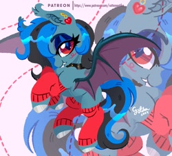 Size: 2048x1857 | Tagged: safe, artist:rottengotika, oc, oc only, bat pony, pony, bat pony oc, solo