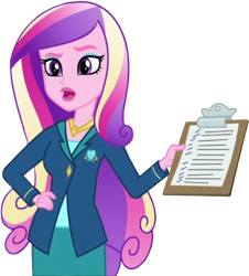 Size: 2278x2520 | Tagged: safe, edit, edited screencap, editor:homersimpson1983, screencap, dean cadance, princess cadance, equestria girls, g4, my little pony equestria girls: friendship games, background removed, clipboard, female, not a vector, simple background, transparent background