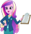 Size: 2278x2520 | Tagged: safe, edit, edited screencap, editor:mrtoonlover83, screencap, dean cadance, princess cadance, equestria girls, g4, my little pony equestria girls: friendship games, background removed, clipboard, female, not a vector, simple background, transparent background