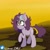 Size: 2048x2048 | Tagged: safe, artist:juniverse, oc, oc:juniverse, earth pony, pony, colored, exploring, planet, rocky planet, solo, space pony, venus, walking, yellow sky