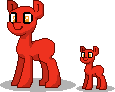 Size: 115x92 | Tagged: safe, pony, pony town, missing cutie mark, pixel art, redesign, simple background, upscaled, white background