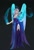 Size: 727x1080 | Tagged: safe, artist:rowankitten, opaline arcana, human, g5, 2d, alicorn humanization, clothes, crown, dress, fanart, female, horn, horned humanization, humanized, jewelry, magic, regalia, solo, standing, winged humanization, wings, woman