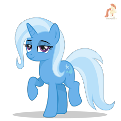 Size: 2500x2500 | Tagged: safe, artist:r4hucksake, trixie, pony, g4, simple background, solo, transparent background