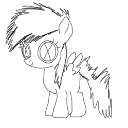Size: 500x502 | Tagged: safe, oc, oc only, pegasus, foal, simple background, solo, white background