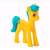 Size: 3000x3000 | Tagged: safe, hitch trailblazer, earth pony, pony, g5, official, male, merchandise, photo, simple background, smiling, solo, stallion, standing, toy, white background