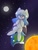 Size: 526x701 | Tagged: safe, oc, oc:altersmay earth, pegasus, pony, accessory, belly, cloud, female, glasses, heterochromia, jewelry, looking down, mare, moon, necklace, needs more jpeg, older, older altersmay earth, planet ponies, ponies in space, ponified, round glasses, solo, space, stars, sun, watermark