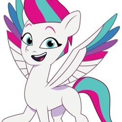 Size: 400x400 | Tagged: safe, artist:prixy05, zipp storm, pegasus, pony, g5, my little pony: tell your tale, female, mare, original art, poorly cropped, simple background, solo, white background