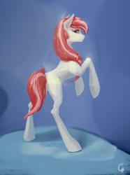 Size: 2976x4000 | Tagged: safe, artist:gemm, sugar moonlight, earth pony, pony, g5, concave belly, female, mare, rearing, solo, thin