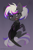 Size: 790x1200 | Tagged: safe, artist:airfly-pony, oc, oc only, oc:kind rewind, earth pony, pony, 2021, bedroom eyes, chibi, clothes, digitally colored, female, freckles, gray coat, hoodie, looking at you, multicolored hair, open mouth, patreon, patreon reward, reward, smiling, smiling at you, traditional art, white hair, white mane