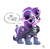 Size: 3135x3081 | Tagged: safe, artist:lytlethelemur, starlight glimmer, pony, unicorn, g4, boots, clothes, dialogue, edgelight glimmer, horn, it's a phase, it's not a phase, lip piercing, looking at you, nose piercing, piercing, punk, ripping clothes, safety pin, shirt, shoes, simple background, solo, speech bubble, t-shirt, talking to viewer, white background