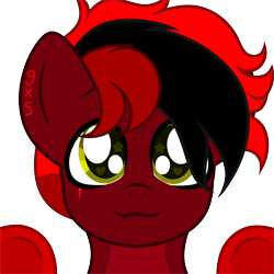 Size: 2500x2500 | Tagged: safe, artist:sweet cream, oc, oc only, oc:zom rosefall, pegasus, pony, cute, peeking, simple background, solo, starry eyes, transparent background, wingding eyes