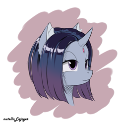 Size: 727x727 | Tagged: safe, artist:nutellaenjoyer, pony, dc comics, ponified, raven (dc comics), solo, teen titans