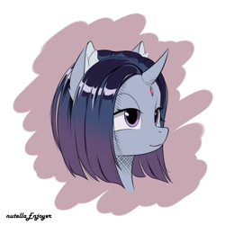 Size: 727x727 | Tagged: safe, artist:nutellaenjoyer, pony, dc comics, female, mare, ponified, raven (dc comics), solo, teen titans