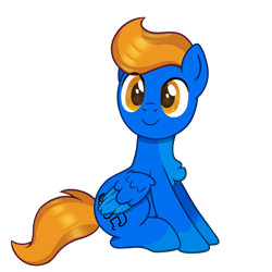 Size: 2200x2200 | Tagged: safe, artist:toxicpumpkin, oc, oc only, oc:rio tunehoof, pegasus, pony, chest fluff, commission, pegasus oc, simple background, solo, transparent background, ych result