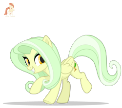 Size: 2250x2000 | Tagged: safe, artist:r4hucksake, oc, oc only, oc:fieldfare, pegasus, pony, base used, cute, eyeshadow, female, happy, makeup, mare, ocbetes, raised hoof, simple background, solo, standing on two hooves, transparent background